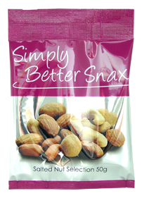 Simply Better Snax” (SBS) Cashews 50g
