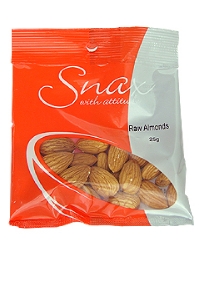 Raw Almonds 25g